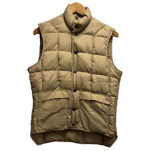 Schott NYC Vintage Men's Size XS Button Snap Down Quilted Puffer Vest Jacket USA